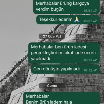 İade Sürecinde Yaşanan Sorun Ve İletişimsizlik