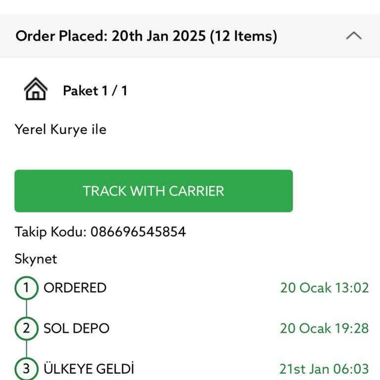 Next (Nextdirect.com) İptal Edilmeyen Sipariş Ve Yanlış Bilgilendirme Sorunu