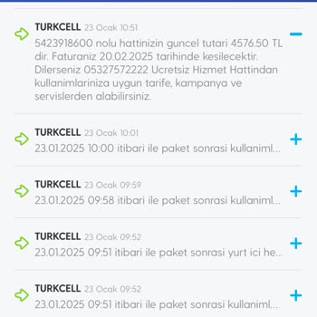 Turkcell Hattı Üzerinden Yapılan Usulsüz Mesaj Gönderimi Ve Fatura Şoku