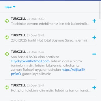 Turkcell Hattı Üzerinden Yapılan Usulsüz Mesaj Gönderimi Ve Fatura Şoku