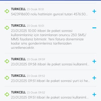 Turkcell Hattı Üzerinden Yapılan Usulsüz Mesaj Gönderimi Ve Fatura Şoku