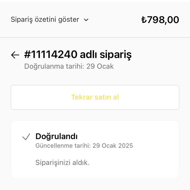 Sipariş Sonrası İletişim Eksikliği Ve Belirsizlik