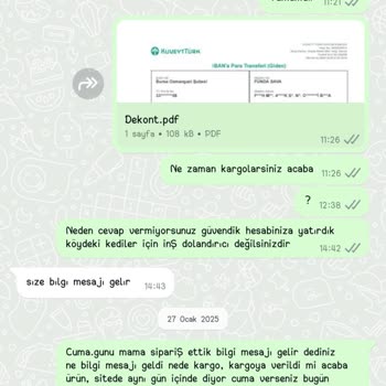 Zoompet.com.tr'de Sipariş Ve İade Sorunu