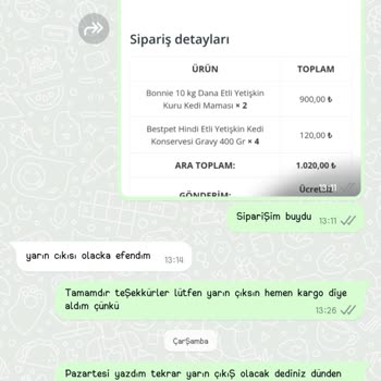 Zoompet.com.tr'de Sipariş Ve İade Sorunu