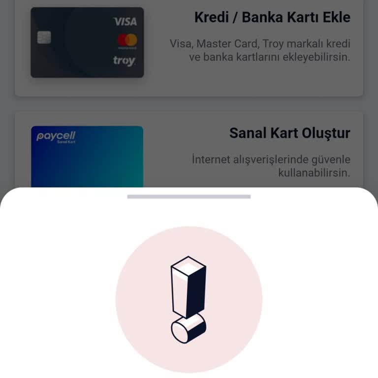 Paycell Kart Hataları Kullanımı Engelliyor
