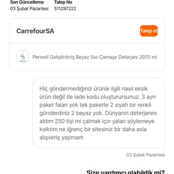 Eksik Ürün Teslimatı Ve İade Sorunu