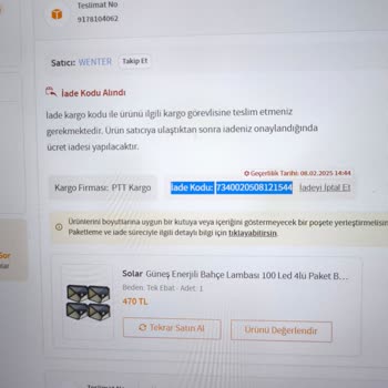 Eksik Gönderilen Ürün Ve İlgisiz Müşteri Hizmetleri