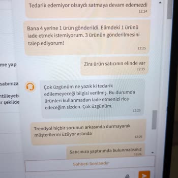 Eksik Gönderilen Ürün Ve İlgisiz Müşteri Hizmetleri