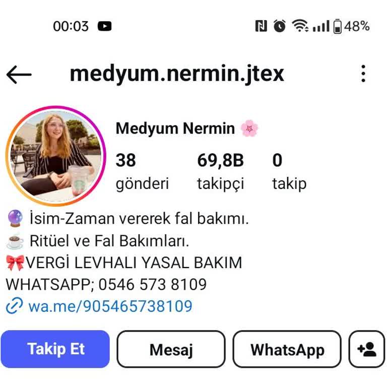 Medyum Nermin Jtex Mesajlara Cevap Vermiyorlar