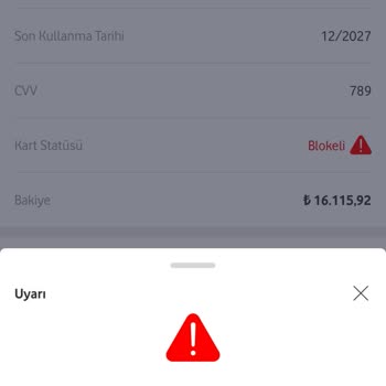 Vodafone Pay'de Bloke Edilen Hesap Ve İade Sorunu