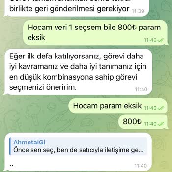 Yanıltıcı Görev Teklifleri Ve İade Edilmeyen Para