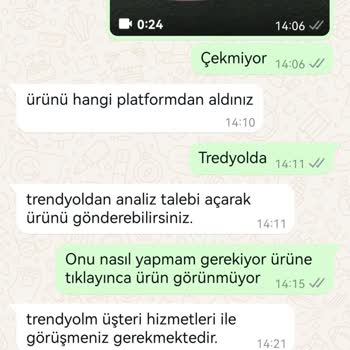 Trendyol Ve Teknoraks'tan Ürün İadesi Sorunu
