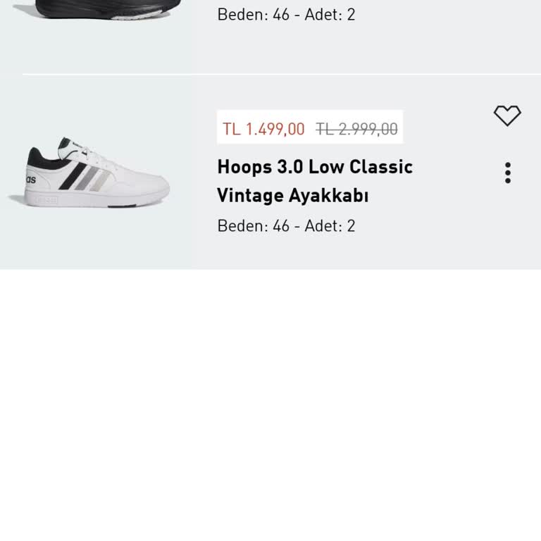 Adidas Uygulamasında Fiyat Tutarsızlığı
