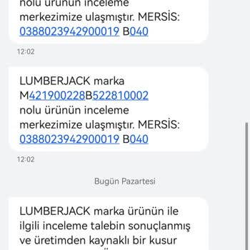 Lumberjack Eşofman Altı Renk Solması Ve Daralması