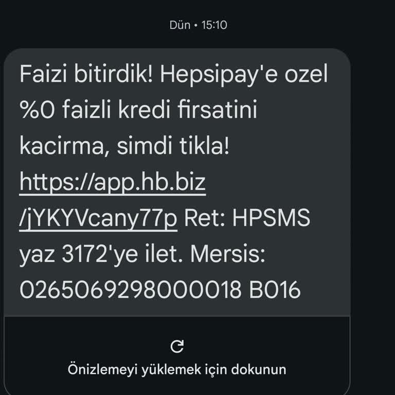Hepsipay'den Gelen SMS'in Ardındaki Gerçek Faiz Oranları