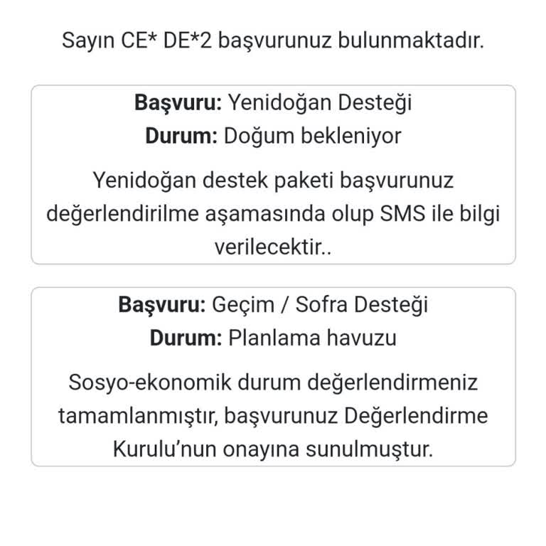 İBB Sofra Geçim Desteği Başvurusunda Geri Dönüş Sorunu