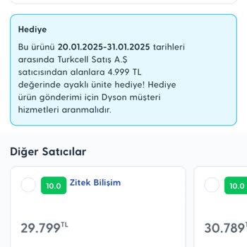 Dyson V15 Alışverişinde Hediye Standı Sorunu