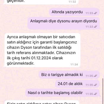 Dyson V15 Alışverişinde Hediye Standı Sorunu