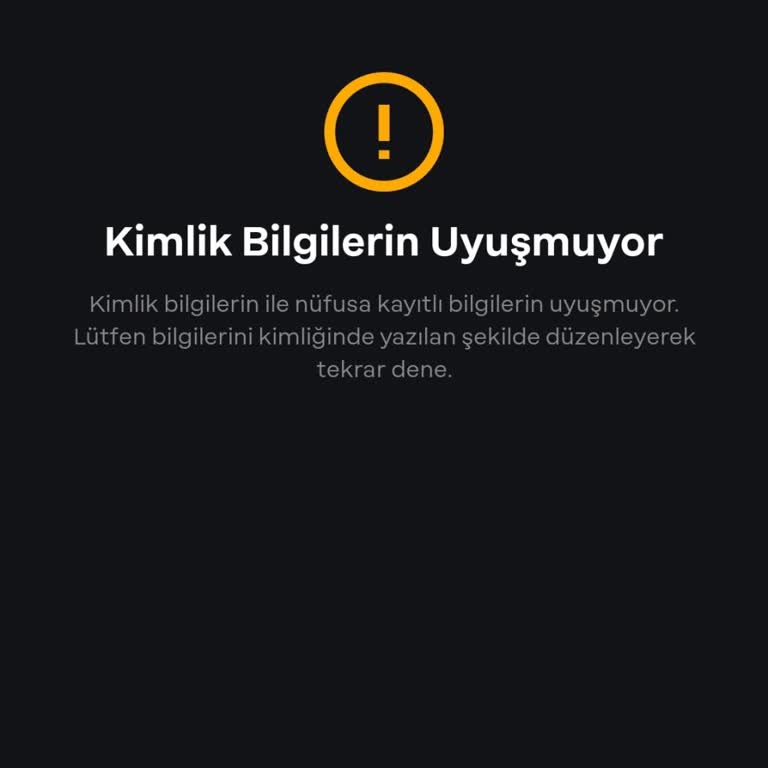 Papara Kimlik Doğrulama Sorunu: Tüm Bilgiler Doğru Ama Hata Mesajı Alıyorum