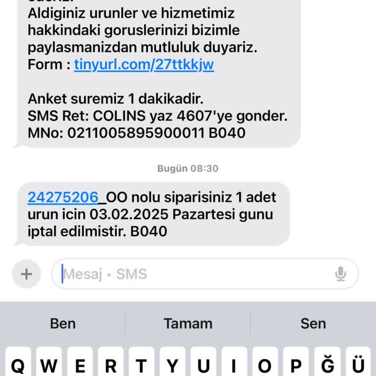 Sipariş İptali Ve İade Sorunu
