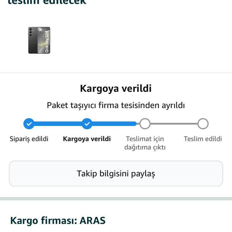 Amazon'dan Aldığım Telefonun Teslimatında Belirsizlik