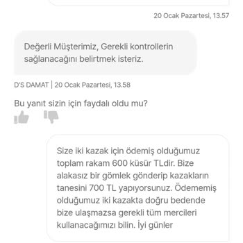 Yanlış Ürün Gönderimi Ve Fiyat Artışı Sorunu