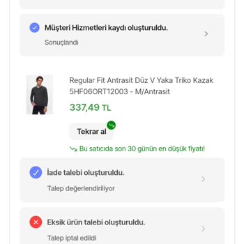 Yanlış Ürün Gönderimi Ve Fiyat Artışı Sorunu