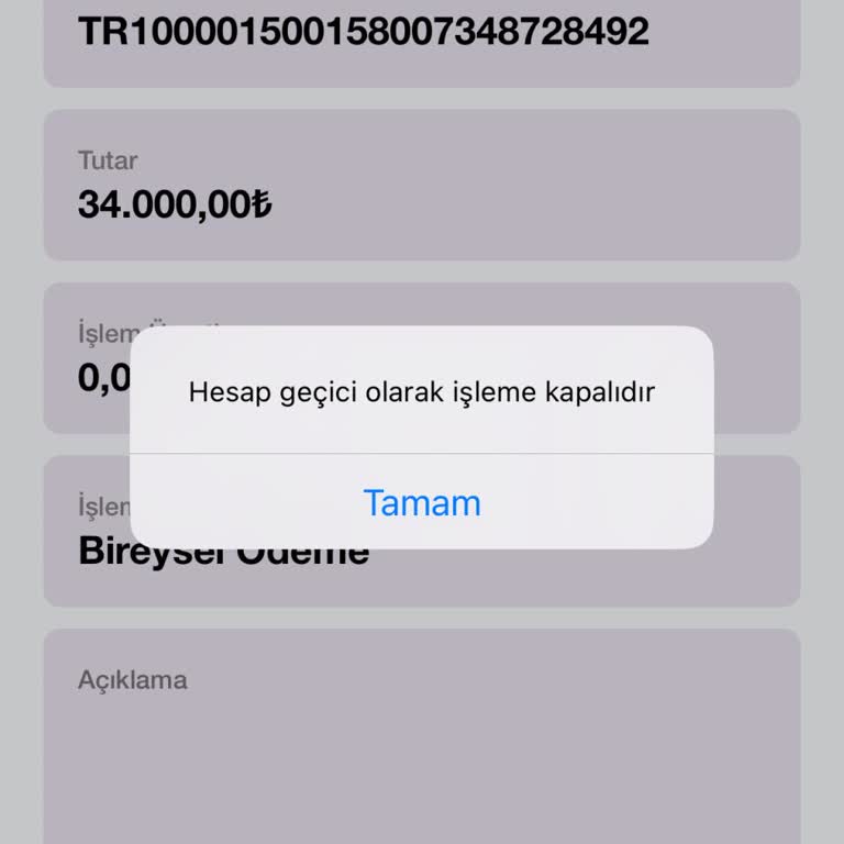 Haksız Bloke Nedeniyle Mağduriyet