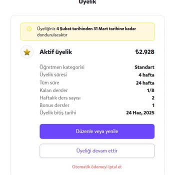 Üyelik İptali Ve İletişim Sorunları