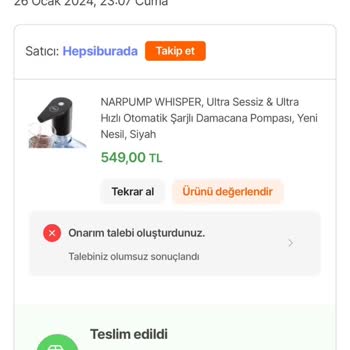 Narpump Pompa Mağduriyeti: Garanti Kapsamında Çözüm Bekliyorum