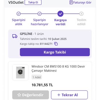 Çamaşır Makinesi Teslimatında Belirsizlik Ve Gecikme