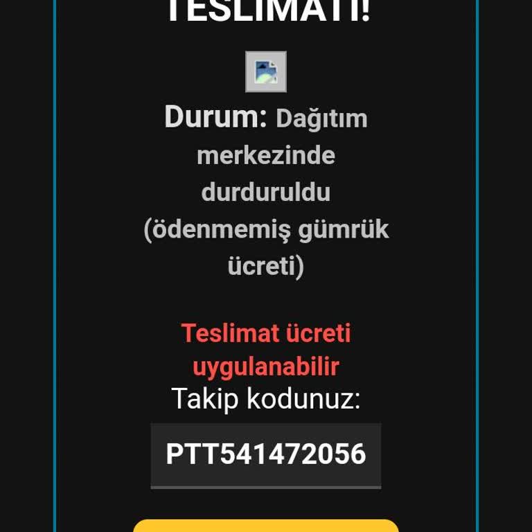 PTT Kargo Adına Gelen Sahte E-postalar