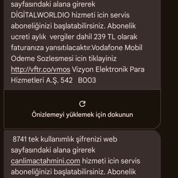 İzinsiz Abonelik Ve Fatura Yansıtma Sorunu