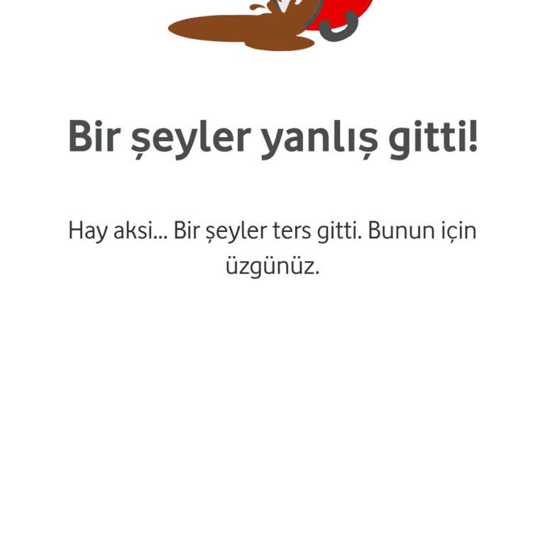Vodafone Hediye Çarkı Uygulama Sorunu