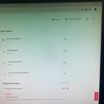 Yemeksepeti Partner Uygulaması Sürekli Çevrim Dışı