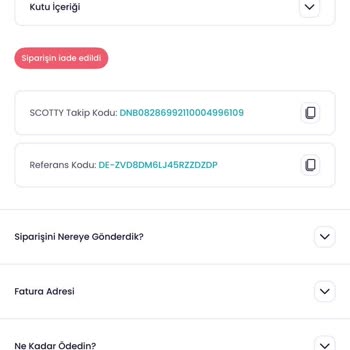 Geciken Sipariş Ve İletişim Sorunları