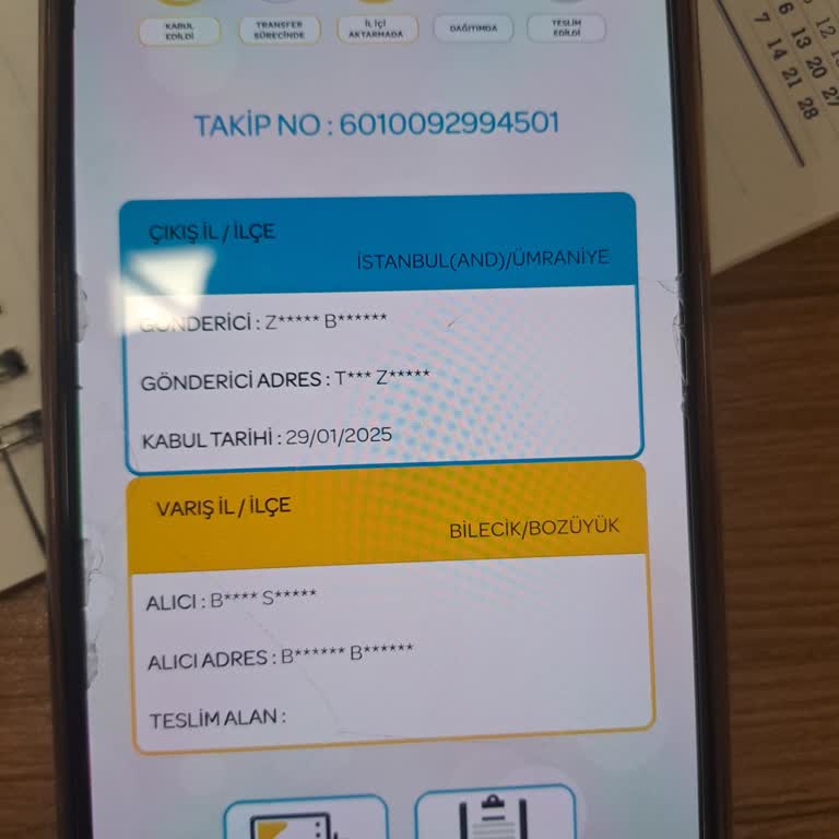 PTT Kargo İle İletilmeyen Kredi Kartı Sorunu