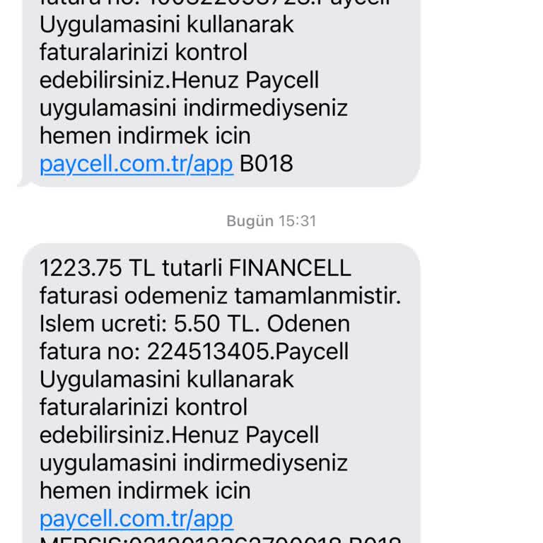 Paycell Yanlışlıkla Ödenen Fatura Ve İşlem Ücreti Sorunu
