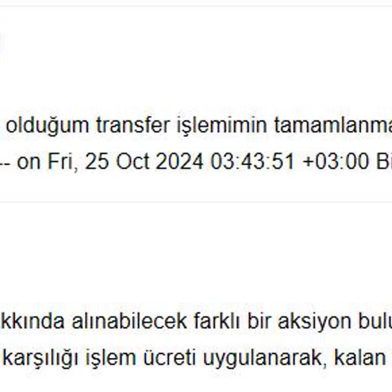 Bitexen'de Hatalı İşlem Ve Geciken Para İadesi Sorunu