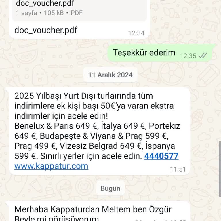 İptal Edilen Tur Ve Ekstra Ücret Talebi