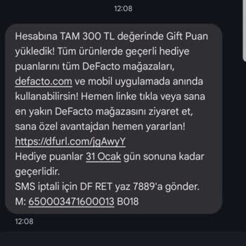 Hediye Puanların Hesaba Yansımaması Ve Yanıltıcı Bilgilendirme