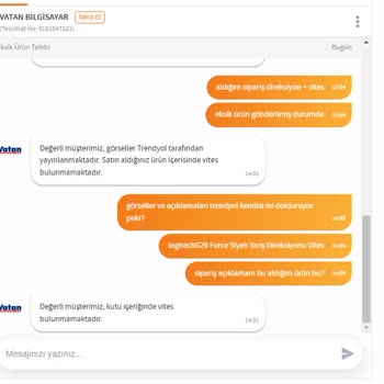 Eksik Ürün Teslimatı Ve İletişim Sorunları