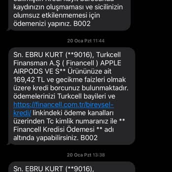 Yanlış Borç Bilgilendirmesiyle Sürekli Rahatsızlık