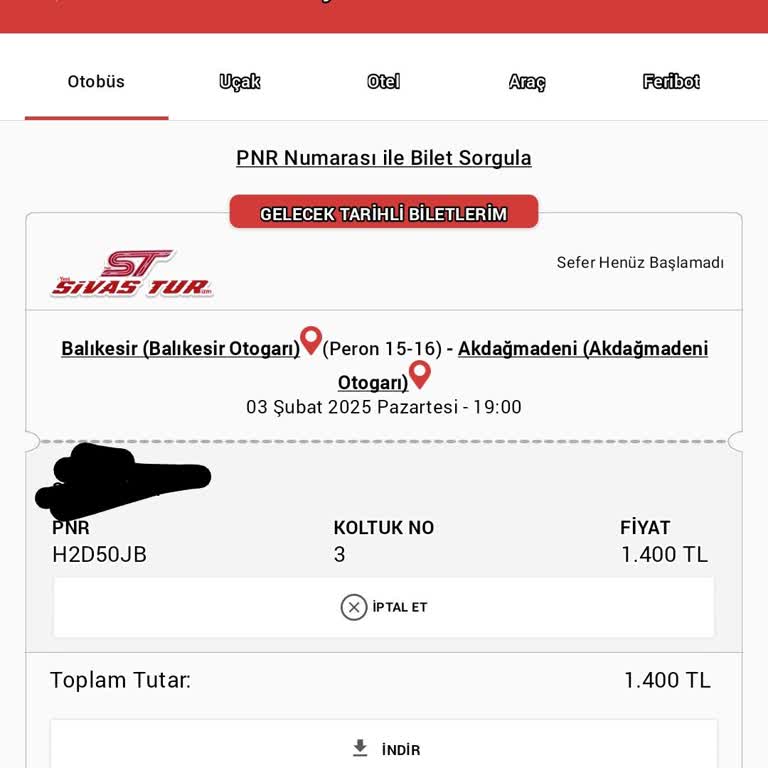 Sağlık Sorunları Nedeniyle Bilet İptalinde Mağduriyet