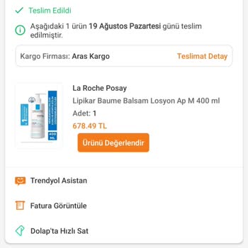 La Roche - Posay Cilt Nemlendirici Balsam Alerji Yaptı!