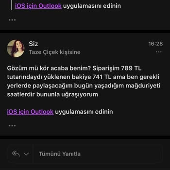 Taze Çiçek'ten Sipariş Fiyaskosu: Eksik İade Ve Yanıltıcı Hizmet