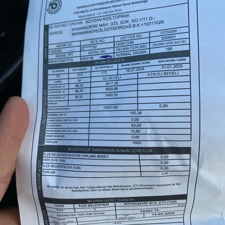 Su Faturasında Anlamsız Artış