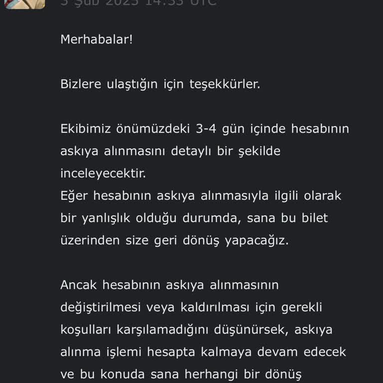 Hesap Çalındı, Yanıtlar Yetersiz