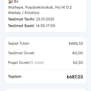 İptal Edilen Siparişin Ücreti İade Edilmiyor