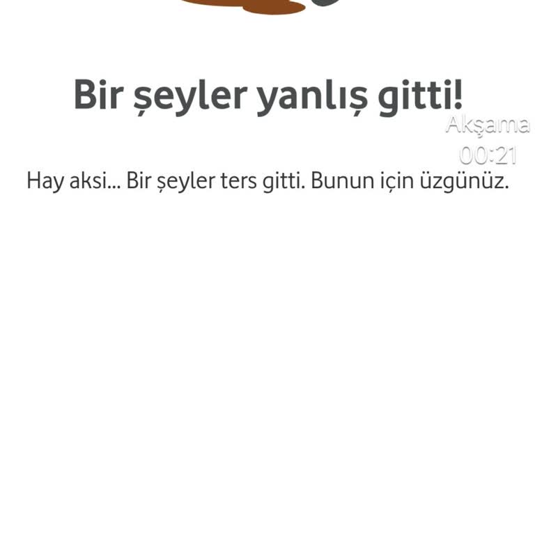 Vodafone Hediye Çarkı Uygulaması Çalışmıyor